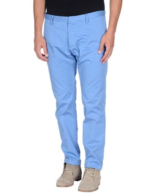 Dsquared² Casual Trouser in Blue for Men (Sky blue) | Lyst