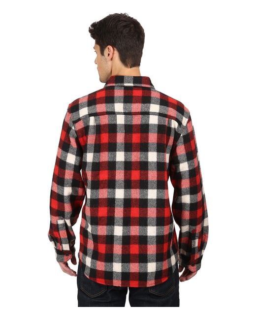 woolrich men's long sleeve shirts