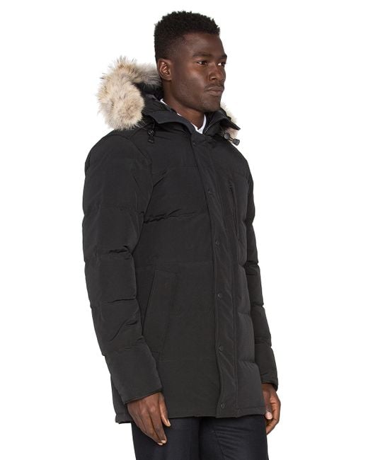 Canada Goose langford parka online price - Canada goose Carson Black Fur-trimmed Parka in Black for Men | Lyst