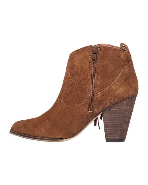 Steve madden Ohio Suede Fringed Boots in Brown (Tan Suede) - Save 36% ...