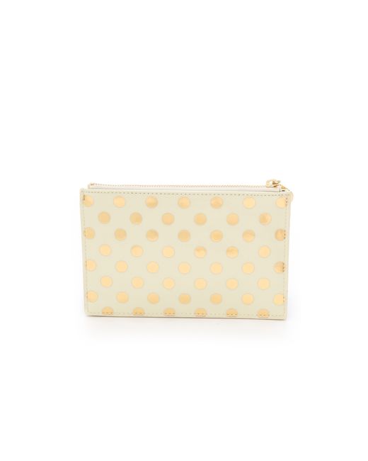 Kate spade Gold Dots Pencil Pouch in Gold (Gold Dots) Lyst