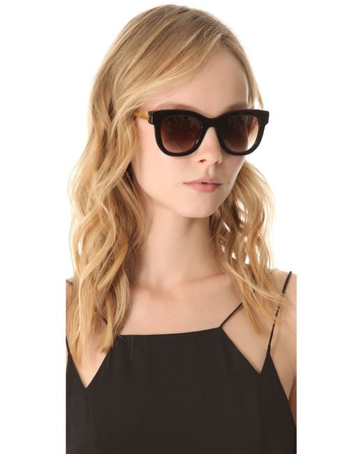 Thierry lasry Sexxxy Sunglasses in Black | Lyst