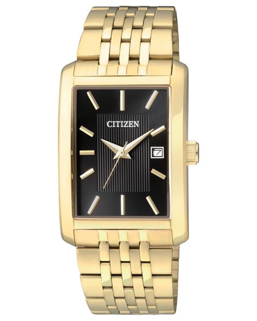 Citizen Men's Goldtone Stainless Steel Bracelet Watch 38mm Bh167350e