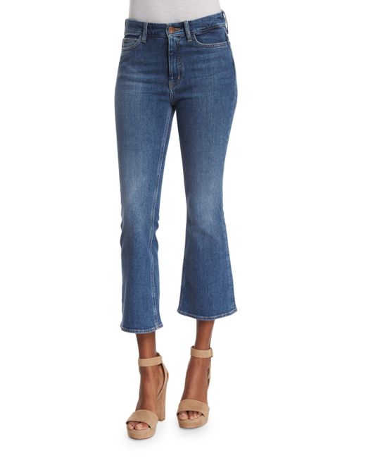 old navy cropped flare jeans