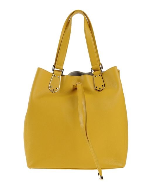 Furla Handbag in Yellow Lyst