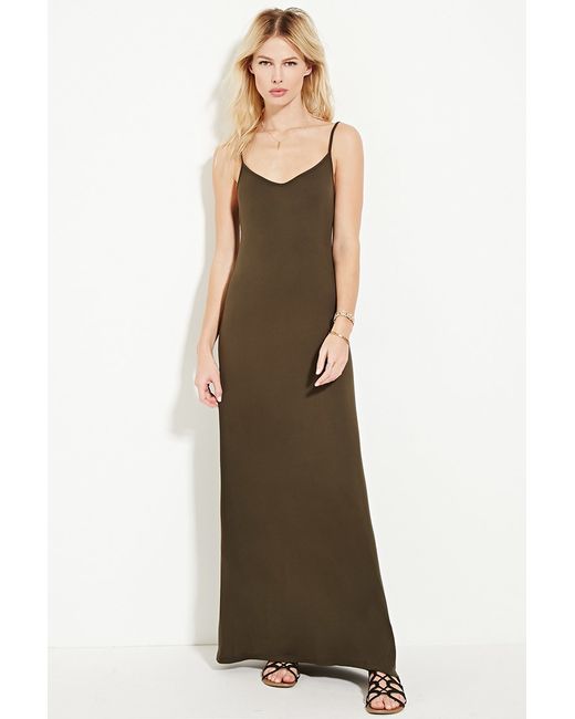 Sage green long sleeve maxi dress forever 21