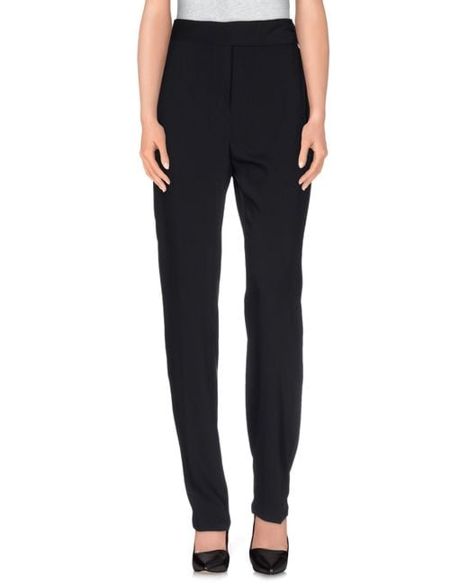 Mm6 by maison martin margiela Casual Pants in Black | Lyst