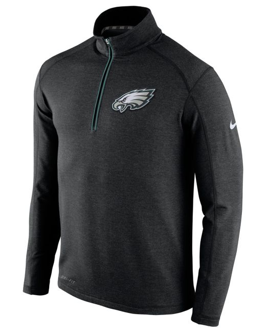 Download Nike Men's Philadelphia Eagles Half-zip Dri-fit Jacket in ...