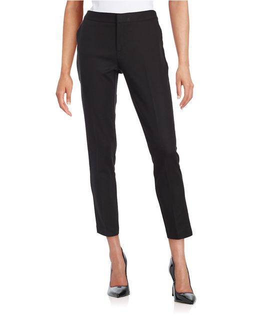 Download Karl lagerfeld Slim-fit Ankle Pants in Black (Noir) | Lyst