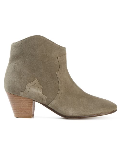 isabel marant dicker boots beige