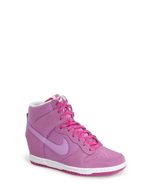 nike dunk sky hi white