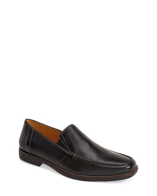 sandro loafers sandro moscoloni easy leather venetian loafer in black sandro loafers sandro moscoloni easy leather venetian loafer in black