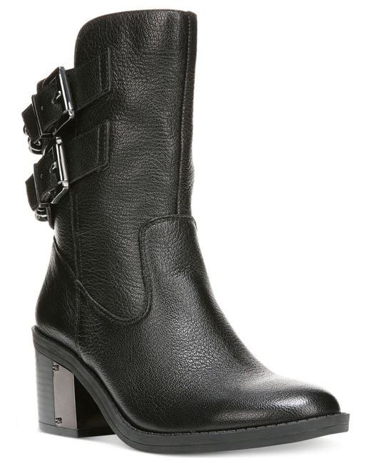 Fergie Wistful Leather Ankle Boots in Black | Lyst Fergie Shoes