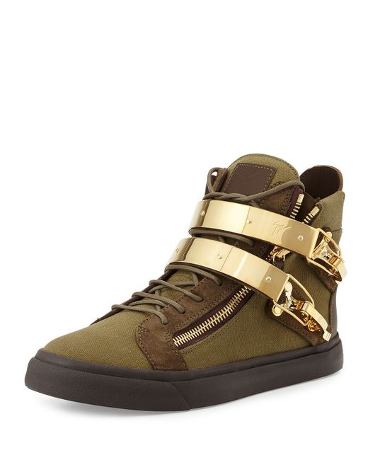 mens giuseppe sneakers giuseppe zanotti s canvas high top sneaker in mens giuseppe sneakers giuseppe zanotti s canvas high top sneaker in