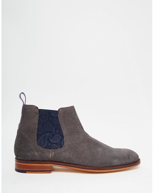 ted baker mens suede boots