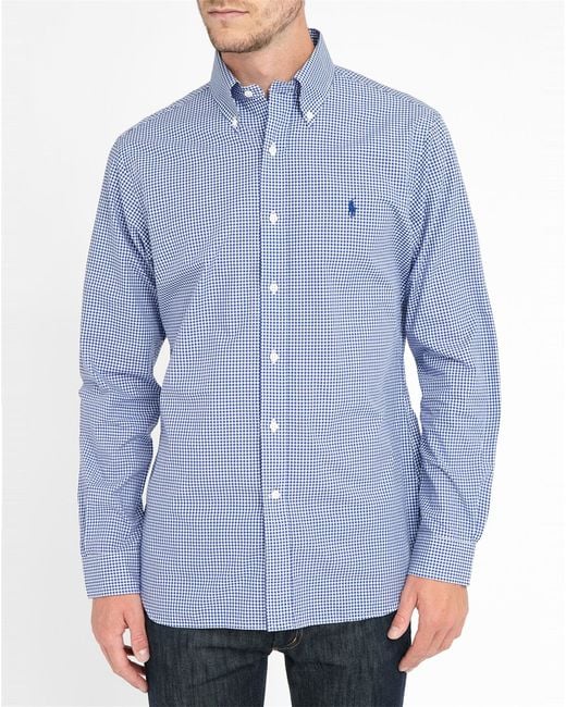 polo ralph lauren gingham poplin shirt