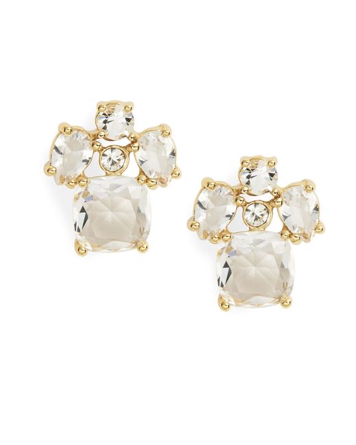 Kate spade Make Me Blush Cluster Stud Earrings in Gold Lyst