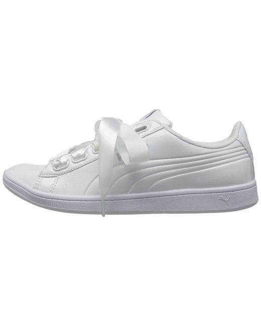 Lyst PUMA Vikky Ribbon P in White Lyst PUMA Vikky Ribbon P in White