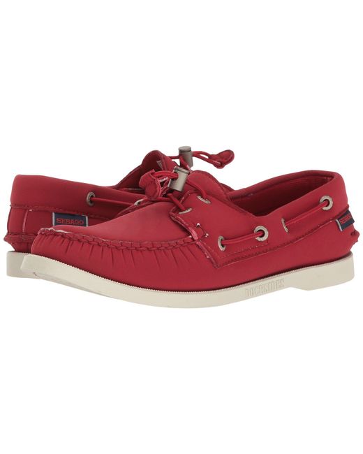 Lyst - Sebago Dockside Ariaprene in Red