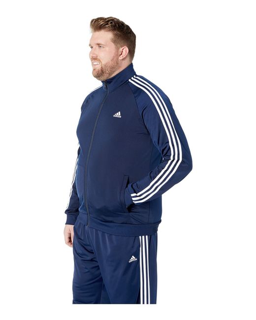 Lyst - adidas Big & Tall Essentials 3-stripes Tricot Track ...