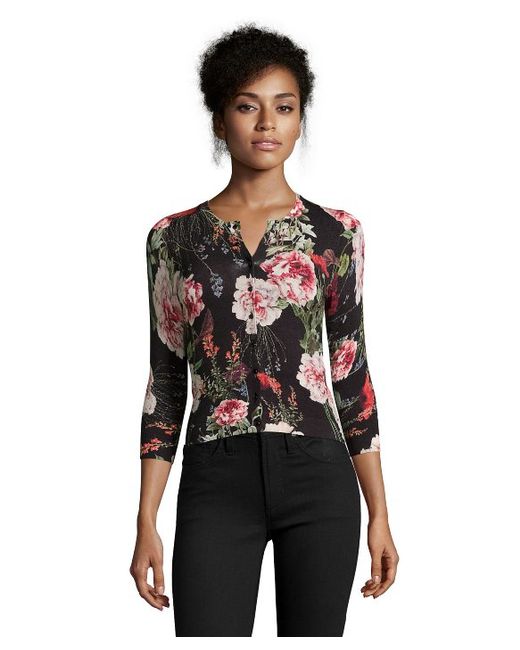 Lapel Snap Front Printed Cardigans Lapel Snap Front Printed Cardigans