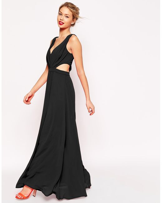 side cut out maxi