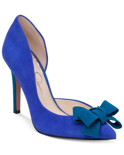 jessica simpson heels with bow