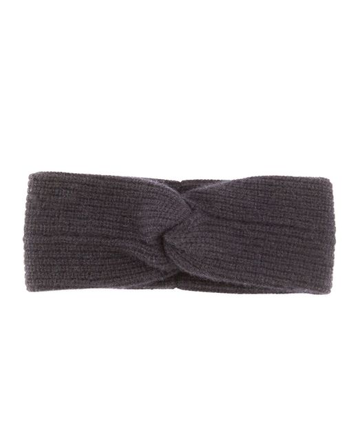 Download Rag & bone Alexis Twist-front Cashmere Headband in Gray ...