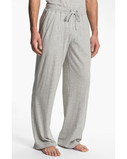 Daniel buchler Peruvian Pima Lightweight Cotton Lounge Pants in Gray ...