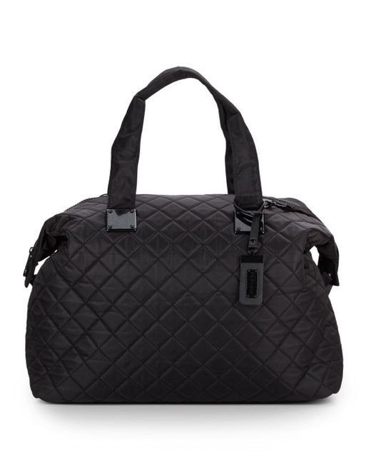 Steve madden Quilted Duffle Bag in Black Save 62 Lyst