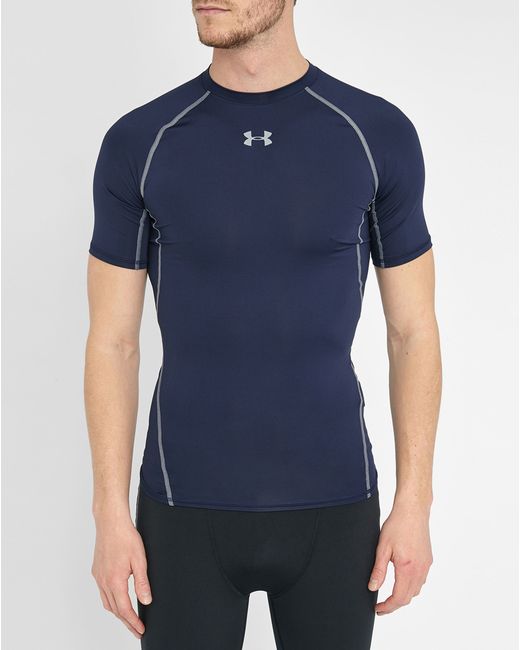 under armour compression shirt blue