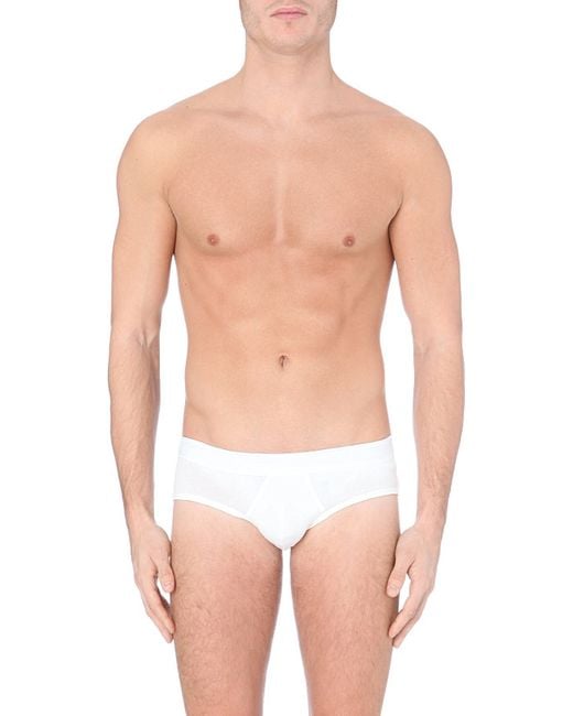 la perla white branded cotton briefs for men product 1 26638108 0 894051781 normal