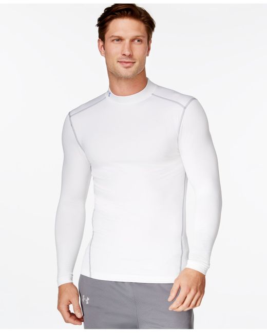 Download Under armour Men's Coldgear® Mock Neck Long-sleeve T-shirt ...