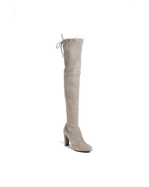 Stuart weitzman Highland Suede Over-The-Knee Boots in ...