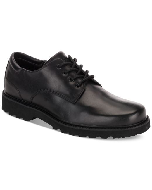 rockport northfield black waterproof lace up casual shoes