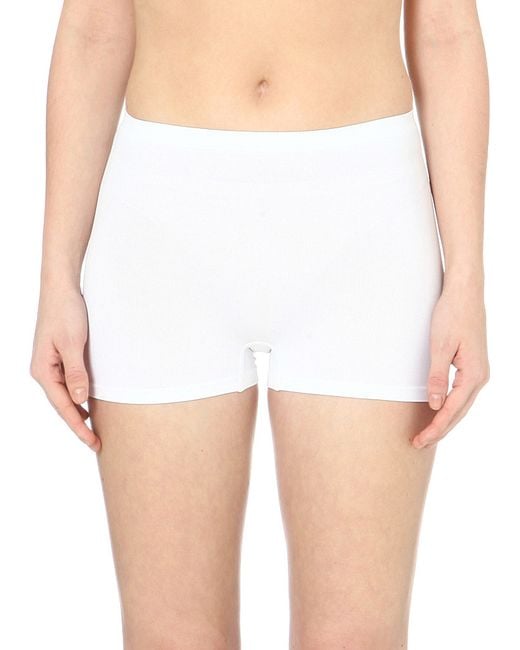 Hanro Touch Feeling Boy Short Briefs In White Lyst 2435