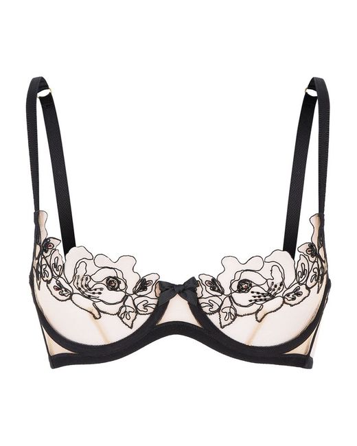 Agent provocateur Lindie Demi Bra in White | Lyst