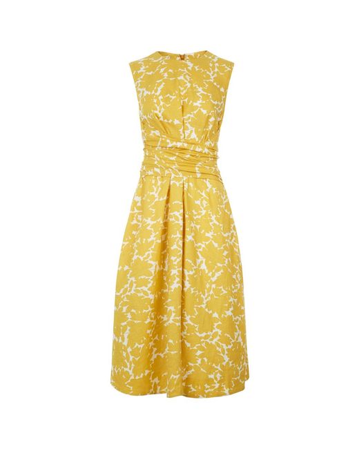 Hobbs Twitchill Dress in Yellow - Save 47% | Lyst