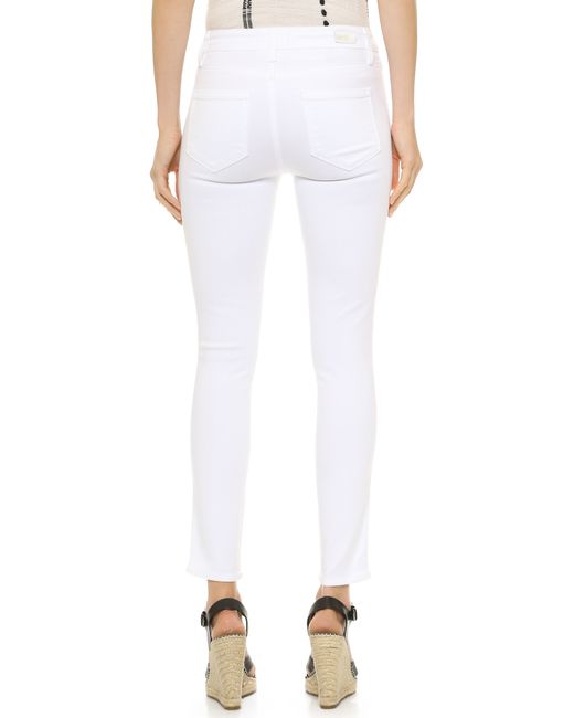 Paige hoxton high rise skinny jeans white germany large sizes