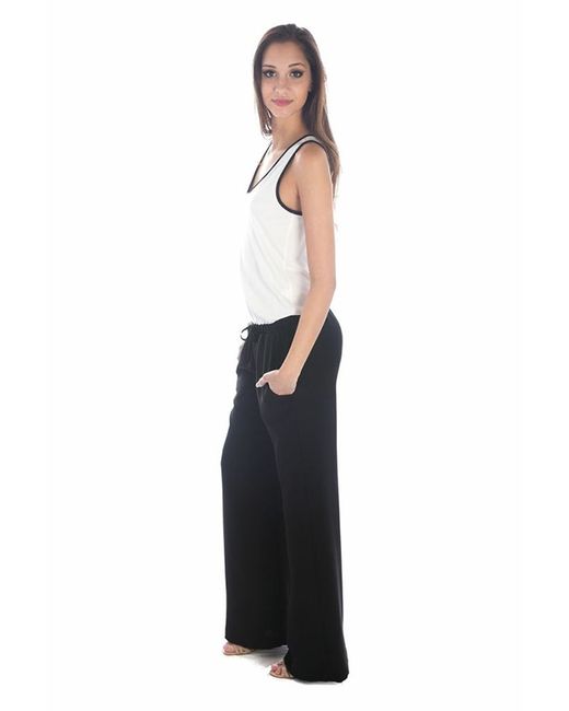 drew sabrina jumpsuit in black lyst drew sabrina jumpsuit in black lyst