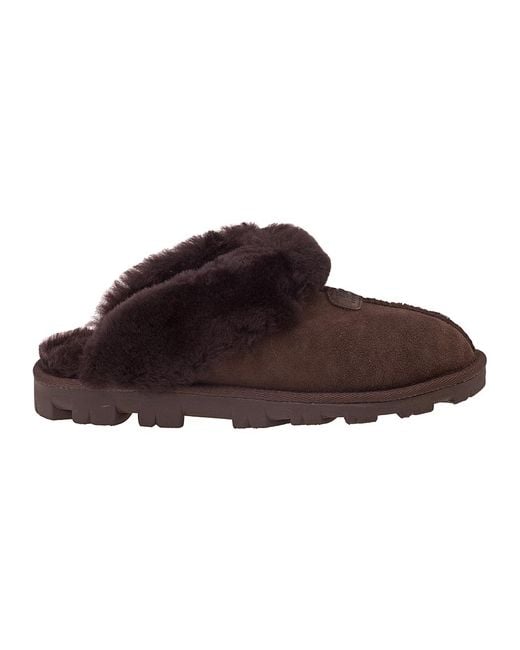 chocolate brown ugg slippers