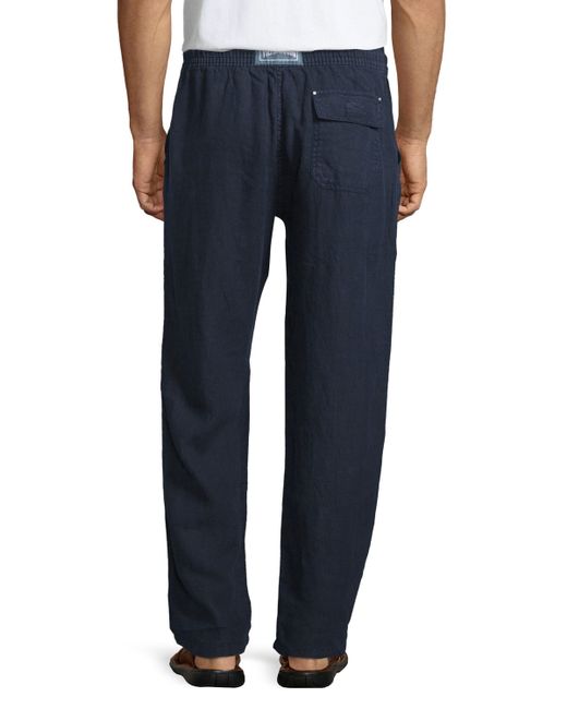 navy drawstring trousers