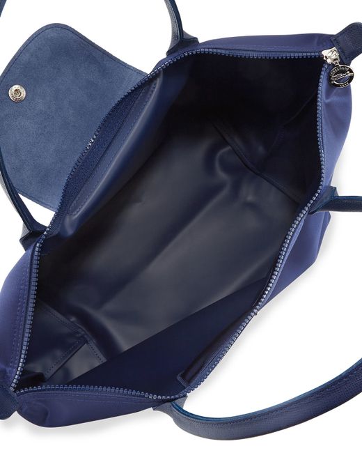 Longchamp Le Pliage Neo Large Nylon Shoulder Tote Bag in Blue | Lyst