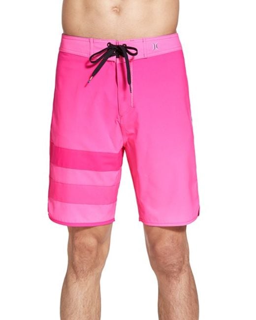 Hurley 'phantom Julian' Scalloped Board Shorts in Pink for Men (NEON PINK) Save 40 Lyst