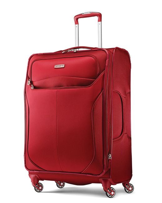 Samsonite Lift Two 25 Inch Softside Spinner Suitcase in Red for Men ...