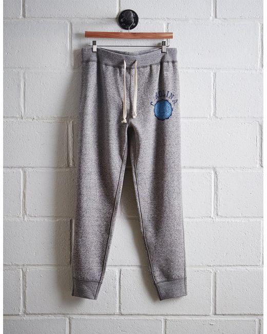 lyst tailgate men s unc slim fleece sweatpant in gray for men