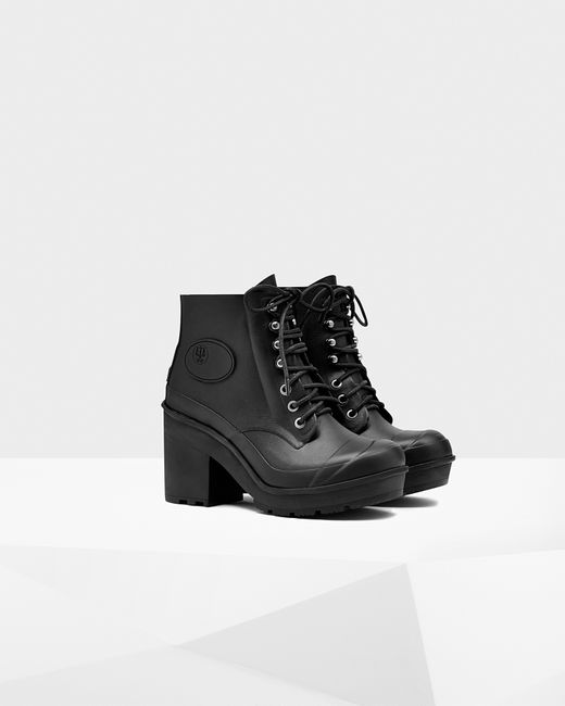 block heel hunter boots
