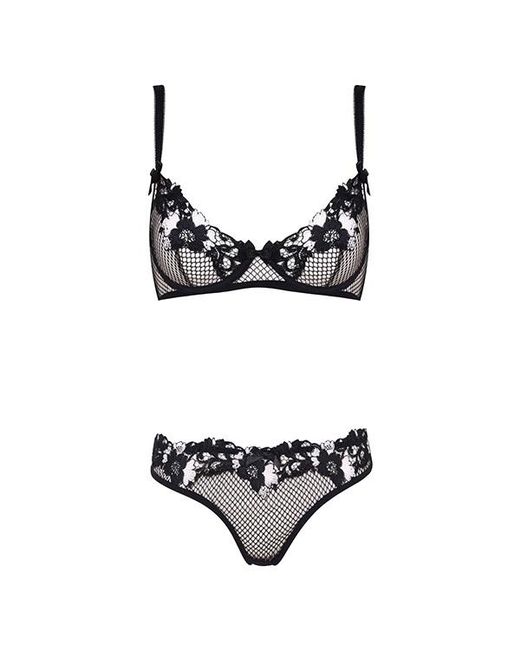 Agent Provocateur Eliza Brief Black And Pink in Black - Lyst