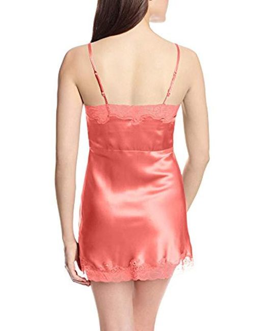 Lyst - Only Hearts Silk Charmeuse Mini Slip in Pink