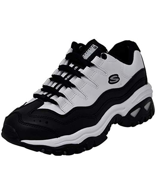 skechers black energy trainers